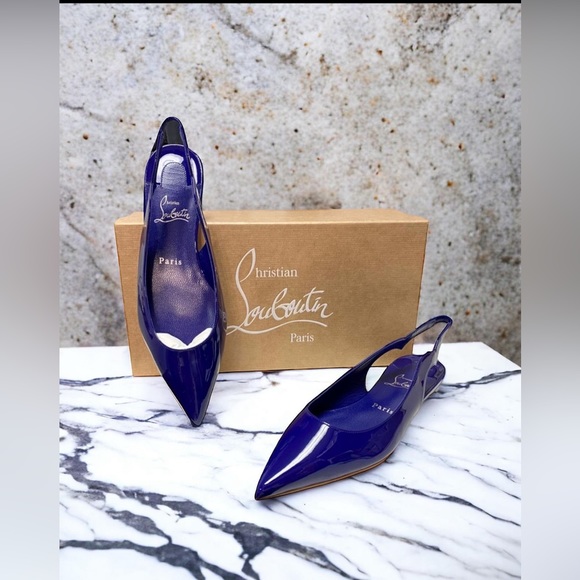 Christian Louboutin Shoes - 💙NEW💙 Christian Louboutin Hot Chickita Slingback Flats Sz 38